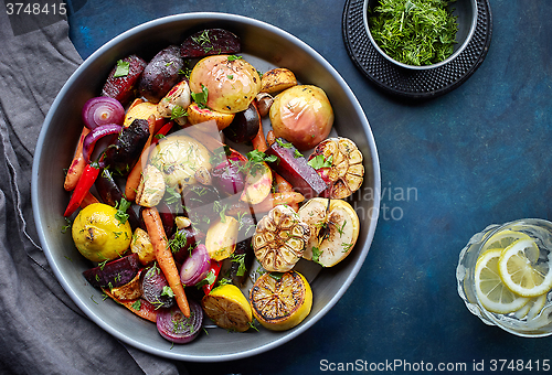 Image of Roasted fruits and vegetables