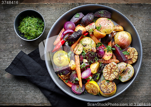 Image of Roasted fruits and vegetables