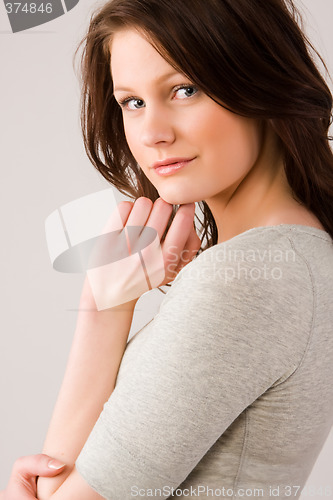 Image of young beautiful woman
