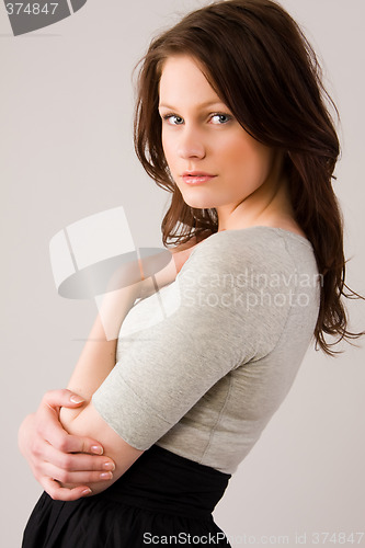 Image of young beautiful woman
