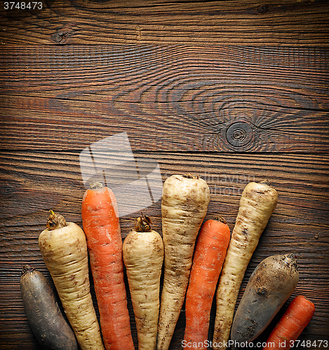 Image of Various root vegetables