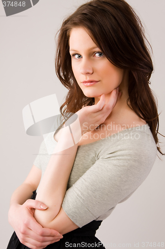 Image of young beautiful woman