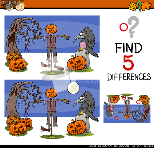 Image of halloween differences task