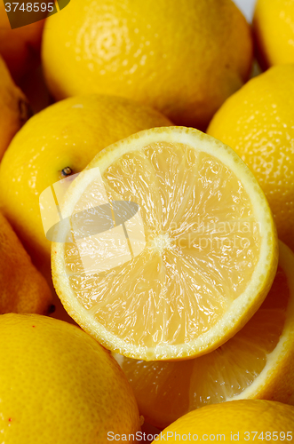 Image of Bright yellow lemons
