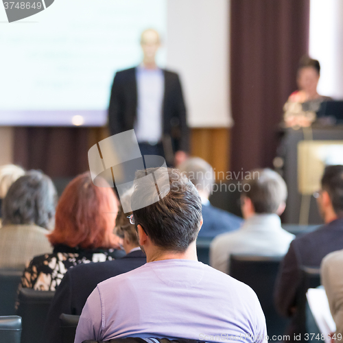 Image of Audience in the lecture hall.