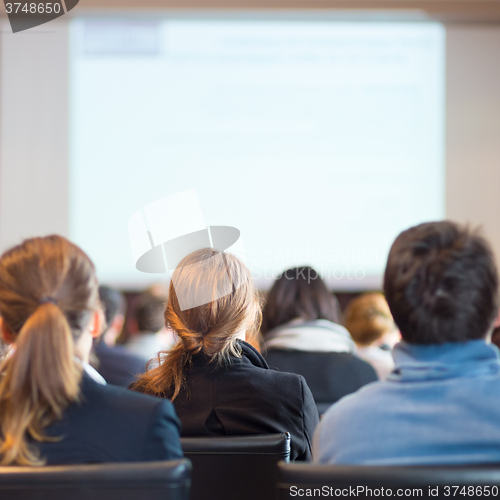 Image of Audience in the lecture hall.