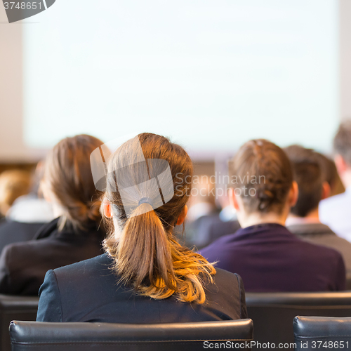 Image of Audience in the lecture hall.