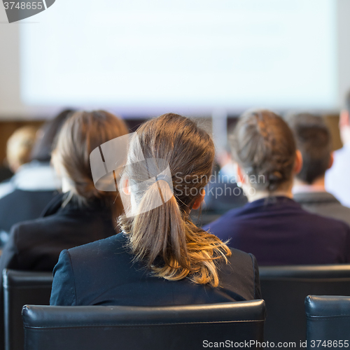 Image of Audience in the lecture hall.