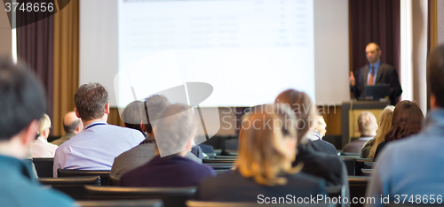 Image of Audience in the lecture hall.