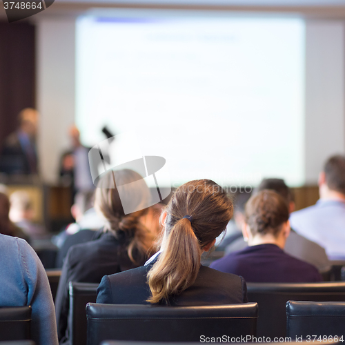 Image of Audience in the lecture hall.