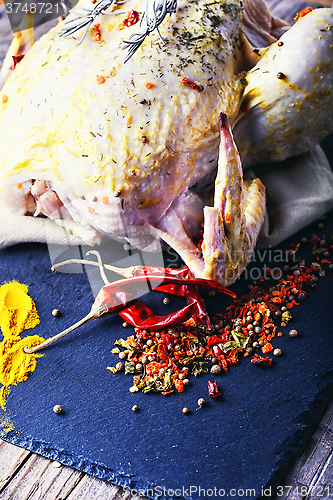 Image of Chicken in spices and seasonings