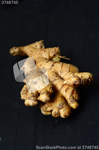 Image of Ginger root closeup 