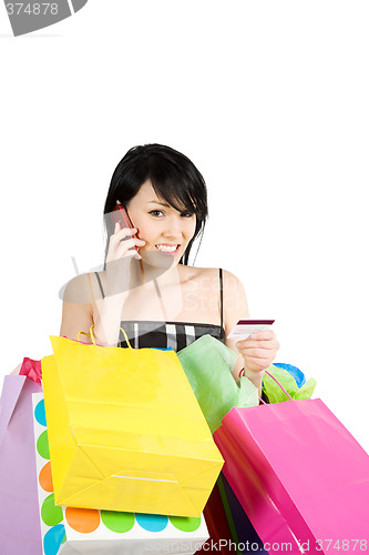 Image of Shopping woman