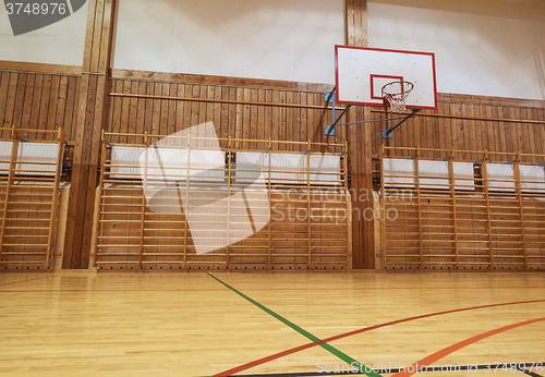 Image of Retro indoor gymnasium