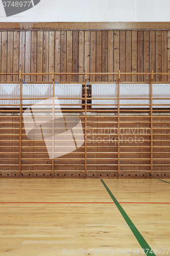 Image of Retro indoor gymnasium