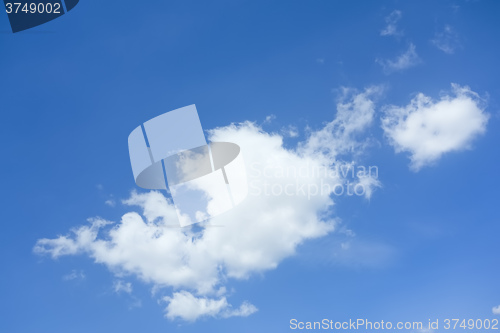 Image of blue sky with clouds