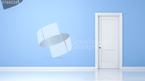 Image of wall and door