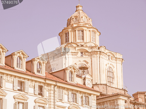 Image of San Lorenzo church, Turin vintage