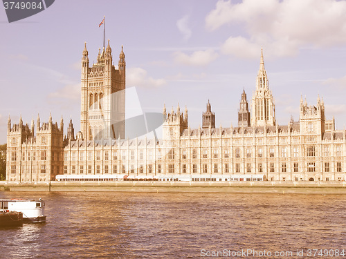 Image of Houses of Parliament vintage