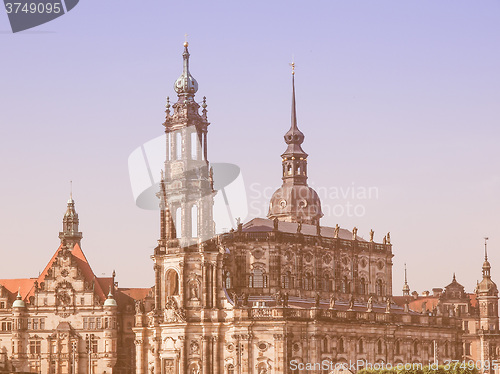 Image of Dresden Hofkirche vintage