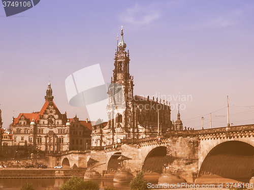 Image of Dresden Hofkirche vintage