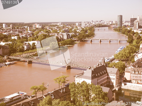 Image of Aerial view of Frankfurt vintage