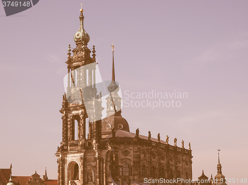 Image of Dresden Hofkirche vintage