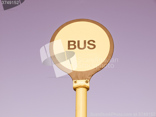 Image of  Bus stop vintage