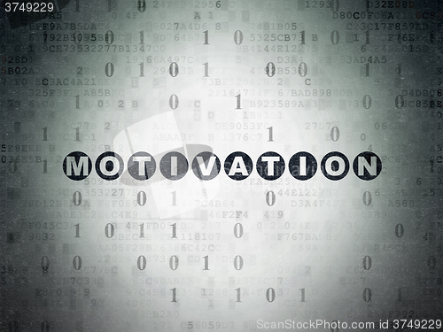 Image of Business concept: Motivation on Digital Paper background