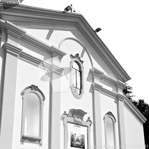 Image of old architecture in italy europe milan religion and sunlight