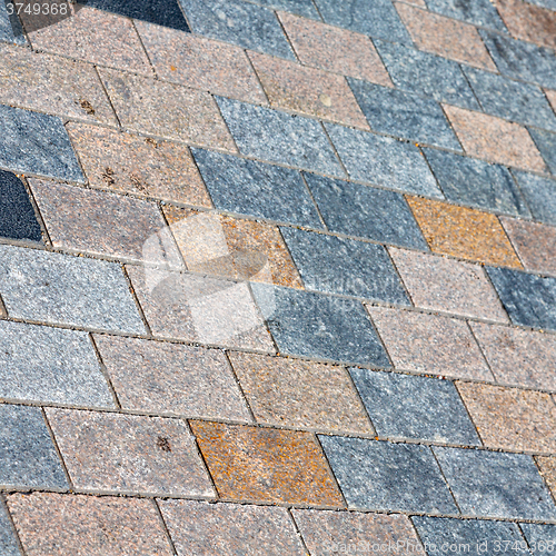 Image of brick in london   the    abstract    texture of a ancien wall an