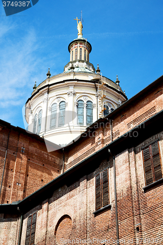 Image of  exterior old architecture in italy europe milan religion       
