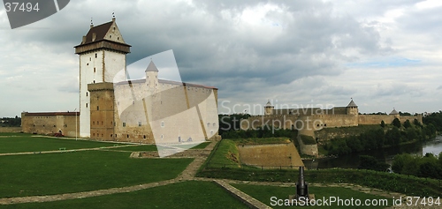 Image of narva castle panorama