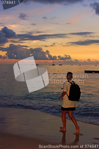 Image of Man on the beach