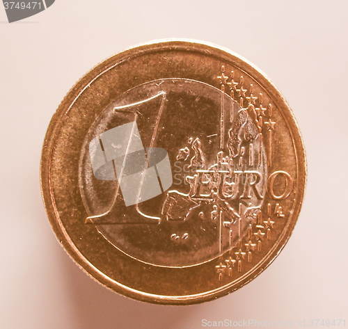 Image of  One Euro coin vintage