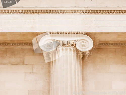 Image of  Ionic capital vintage
