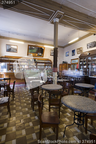 Image of interior famous restaurant lima peru