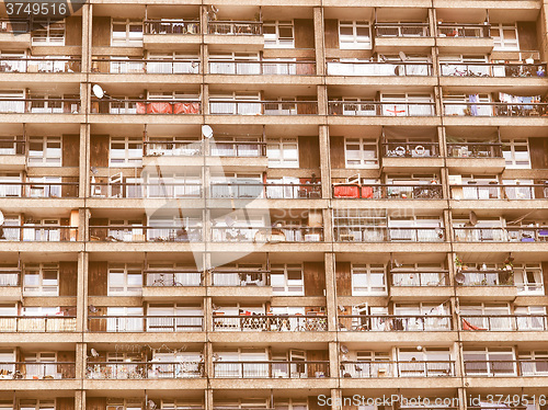 Image of Trellick Tower, London vintage