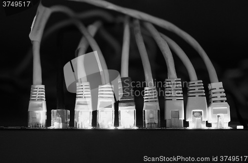 Image of Black and white Networking devices