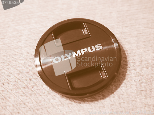 Image of  Olympus lens cap vintage