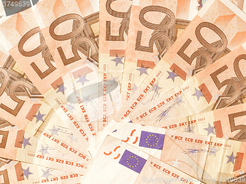 Image of  Euro note vintage