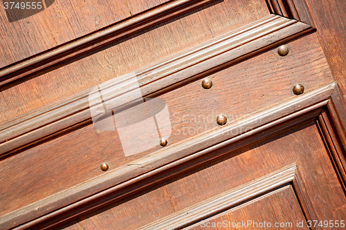 Image of door    in italy   traditional  texture  