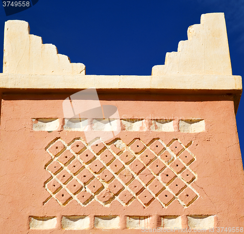 Image of todra  the history in morocco  africa  minaret religion and  blu