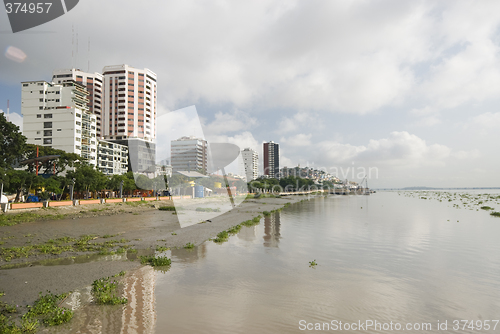 Image of view of guayaquil ecuador from malecon 2000