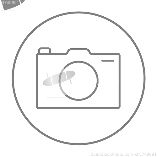 Image of Camera line icon.