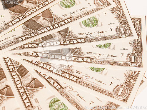 Image of  Dollar notes 1 Dollar vintage