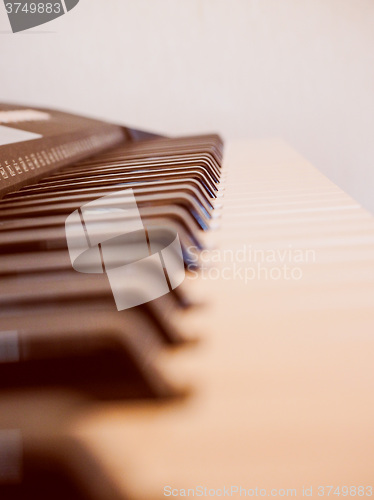 Image of Retro look Music keyboard