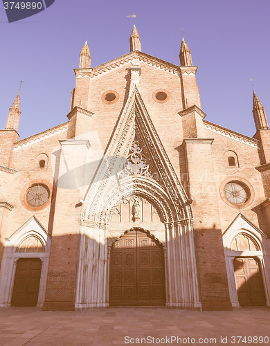 Image of Chieri Cathedral, Italy vintage