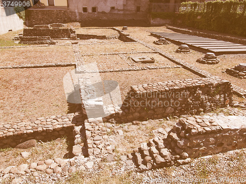 Image of Roman Theatre Aosta vintage