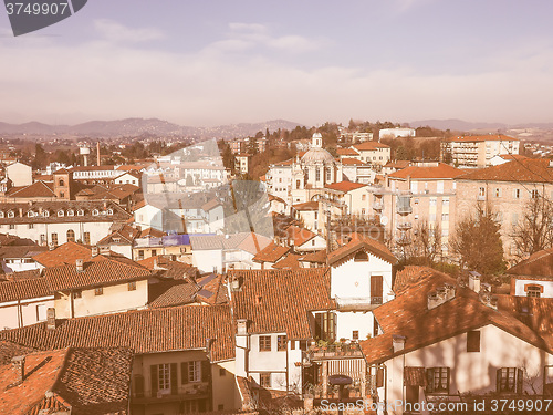 Image of Chieri aerial view vintage